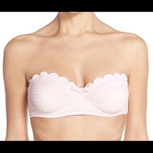 Kate Spade pink scalloped bathing suit top 🎀 NWOT